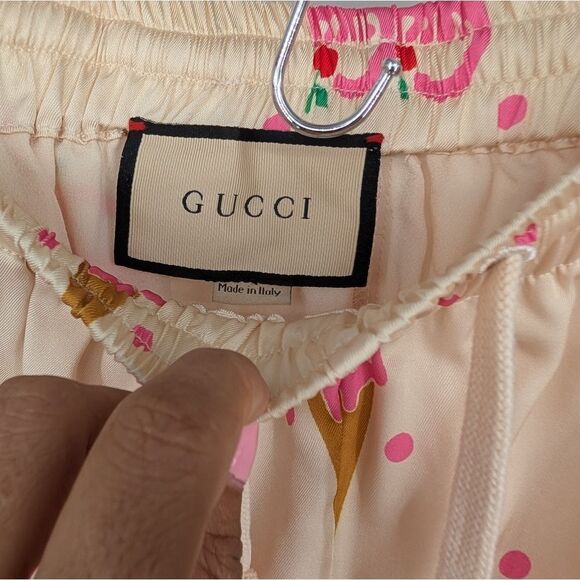 Cream Ice Cream gucci Print Shorts - Picture 5 of 6